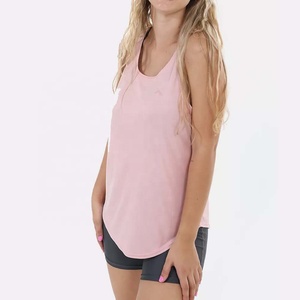 Débardeur de sport pour femme PIHA SPORTS, personnalisé, dos nageur, athlétique, long, pour le yoga, 100 % coton - Product Image 3