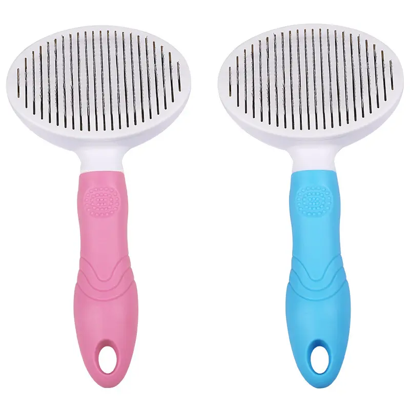 Mèo Và Chó Bàn Chải, Tự Làm Sạch Slicker Bàn Chải Combs Pet Làm Sạch & Grooming Sản Phẩm Pet Comb 1 Cái/Vỉ Gói 5-7working Ngày