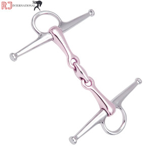 Qualité supérieure Logo personnalisé allemand argent pleine joue mèches d'équitation en acier inoxydable durable produit de course de cheval de premier choix - Product Image 4