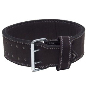 Ceinture d'haltérophilie unisexe en cuir de vachette véritable personnalisée à une et à deux broches Support dorsal 1 pièce quantité minimale de commande - Product Image 1