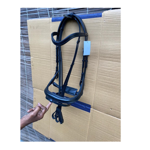 ขี่ม้าหนังพืชคุณภาพระดับพรีเมียมกายวิภาคม้าจิ้มงอภาษาอังกฤษพร้อมอุปกรณ์หนังนุ่มเบาะม้า - Product Image 1