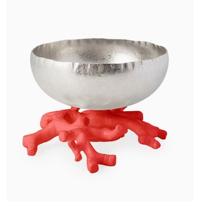 Bols de service en métal au design moderne Bols à salade de fruits décoratifs Bols à pâte en aluminium pour la vaisselle et les mariages - Product Image 1