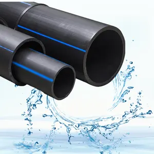 2英寸穿孔排水管hdpe管道用于排水供水/hdpe管/hdpe塑料管
