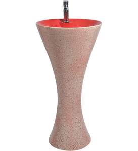 Collection Premier Choix : Lavabo Monobloc en Céramique à Double Chasse Moderne avec Motif Floral pour Détaillants - Product Image 2