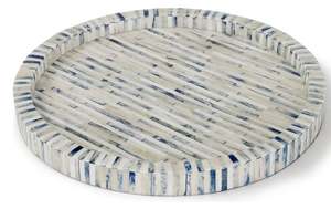 Bandeja de servir cuadrada con incrustaciones de flores de hueso, muy vendida, para bodas, fiestas y eventos, bandeja de servir moderna para mesa - Product Image 5