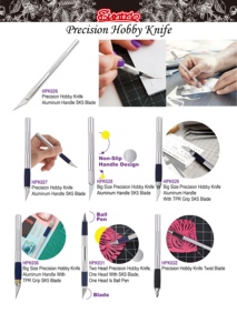 Herramientas de artesanía de precisión, mango jumbo de aluminio, mango de goma suave TPR, mango SK5, cuchilla de arte, hobby, cuchillo artesanal - Product Image 5