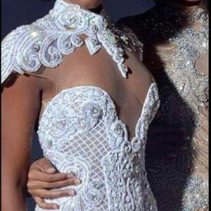 Vestido de cóctel de diseñador de lujo | Vestido de noche elegante para fiestas y eventos | Traje de moda elegante para mujer - Product Image 1