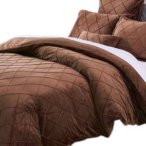 Hotel <b>Bedding</b> 100% Breathable Cotton Quilted Comforter White Fabric Duvet Insert with Double Stitch <b>Quilts</b> Bed Insert - Product Image 2