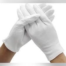 OEM Custom Marching Band White Cotton Gloves Ceremony Cotton Gloves <strong>Good</strong> Quality Cotton Safety Gloves by Canleo International - Product Image 3