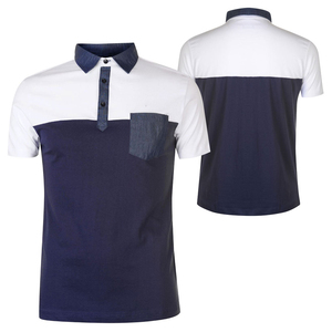 Golf personnalisé de haute qualité pour polos chemises de golf en toile à motif solide en gros - Product Image 1
