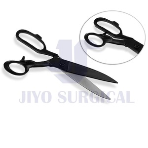 Ciseaux de tailleur en cuir, tapis noir robuste, 5 pièces, 8 pouces - Product Image 2