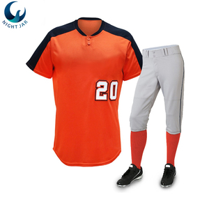Camiseta de béisbol de poliéster personalizada al por mayor OEM, ropa deportiva Lisa transpirable para hombre, opción de talla grande, conjunto de diseño propio - Product Image 6