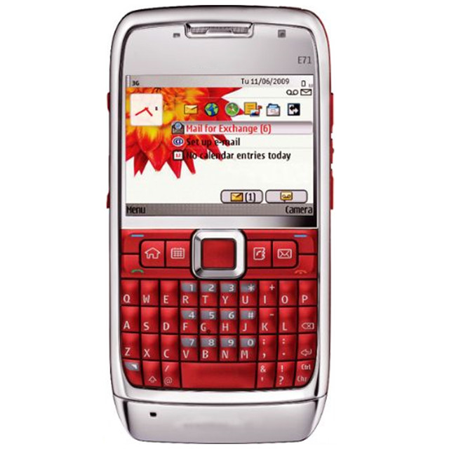 nokia E71 海外版　black steel red化 nokia E71 海外版 black steel red化 - メルカリ