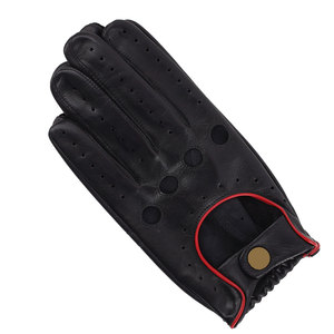 Unisex Warm Lambskin Genuine Leather <b>Driving</b> <b>Gloves</b> with Custom Logo for Sports Outdoor Casual Use - Product Image 1
