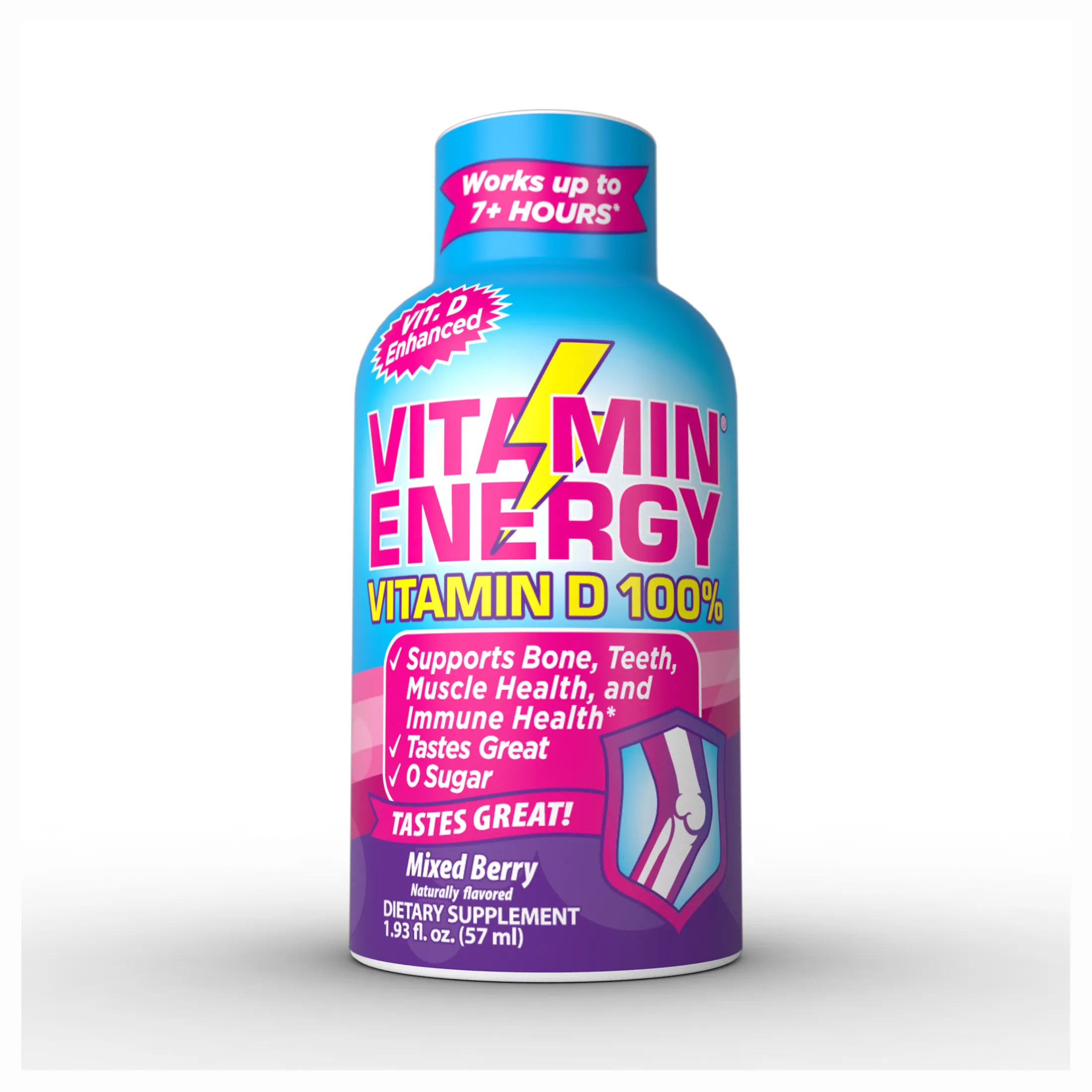 Ягодная пищевая добавка витамин энергия витамин D + витамин энергия поддерживает костное здоровье