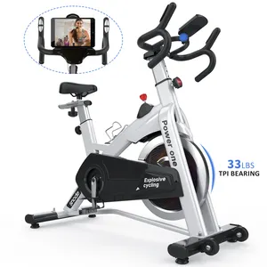 Snode 8729 máquina de exercício magnético, equipamento de ginástica com 15kg para roda de bicicleta de resistência comercial