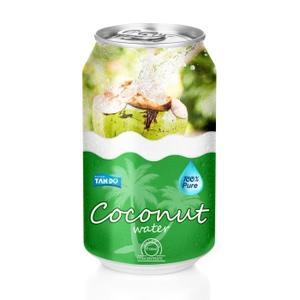 Jeune eau de noix de coco 330ml jus de type purée certifié ISO ingrédient principal fraîchement pressé pastèque - Product Image 3
