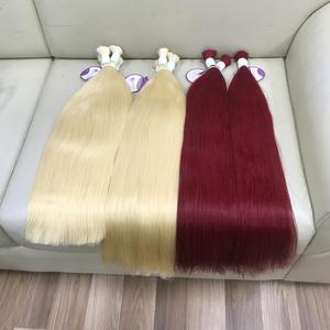Vente en gros de paquets slaves russes Cheveux humains vierges Cheveux non transformés en vrac Taille droite 6 à 32 pouces ODM OBM - Product Image 4