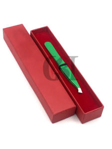 Nouveau revêtement de poudre de céleri professionnel de haute qualité en acier inoxydable pointe argentée Extension de sourcil pince à épiler Logo personnalisé outil de beauté - Product Image 6