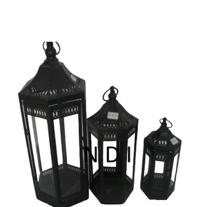 Estilo moderno para el hogar, Hotel, balcón, decoración colgante, velas personalizadas, farolillos, soporte de Metal decorativo grabado a mano, farol - Product Image 5