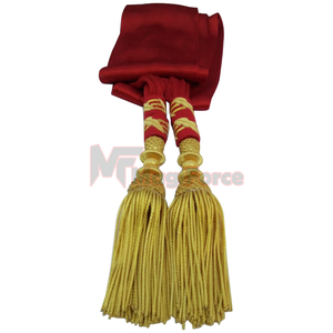 Pakistan fabrication maçonnique Regalia Royal Arch tablier broderie à la main ceinture Durable belle broderie ceinture - Product Image 5