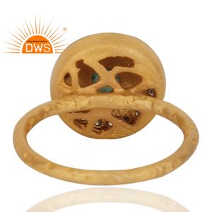 แหวนเงินแท้ 925 คุณภาพสูง ประดับเพชรธรรมชาติและมรกต ดีไซน์ลายพื้นผิว สำหรับผู้หญิง จากผู้ผลิตเครื่องประดับเพชร - Product Image 2