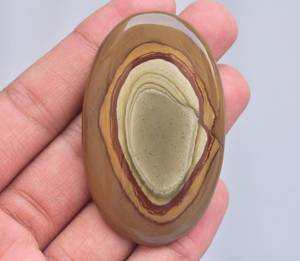 ภูมิทัศน์หินแจสเปอร์ Cabochon ภูมิทัศน์เหยือกหินโมราอัญมณีธรรมชาติหินโมราทรงหลวม - Product Image 5