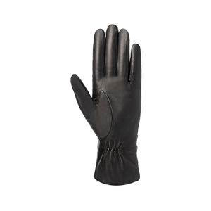 De cuero de moda vestir guantes Delgado resistente al desgaste de invierno de piel de oveja negra ininterrumpida estilo - Product Image 3