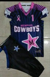 Uniformes personnalisés haut de gamme du maillot de football américain pantalon d'entraînement Spandex dernière conception OEM personnalisé par sublimation - Product Image 6