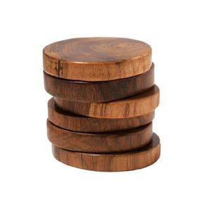 Assiettes de service à thé ou café de couleur marron, nouveau Design à bas prix, sous-verres/tapis en bois, Gadgets de cuisine à vendre - Product Image 1