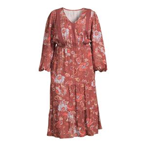 New Design 100% Rayon Women Midi <b>Dress</b> Max Floral Printed Midi <b>Dress</b> With Balloon Sleeves, <b>Summer</b> <b>Dress</b>, Party <b>Dress</b> - Product Image 1