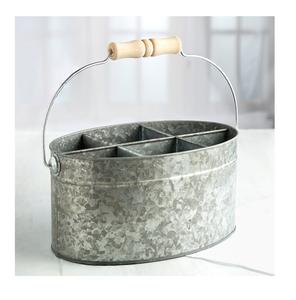 Planteur en seau métallique galvanisé, vente en gros, bac décoratif de jardin, à bas prix, diy bricolage - Product Image 2