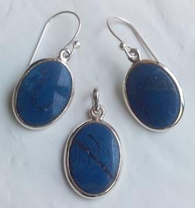 Ensembles de bijoux en argent avec pierres précieuses Élégant en argent sterling 925 pour fiançailles de mariage ou cadeau - Product Image 1