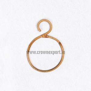 Anillo de toalla de ratán Natural hecho a mano, diseño de flores montado en la pared, tela y accesorios colgantes para ropa, disponible en precio al por mayor - Product Image 2