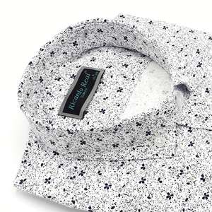 Fashionable Casual <b>Floral</b> Printed Poplin Breathable <b>Shirts</b> <b>for</b> <b>Men</b> - Product Image 3