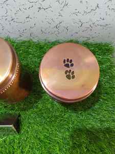 Caja marrón de cuatro tamaños diferentes, suministros funerarios de urna de cremación para mascotas - Product Image 3