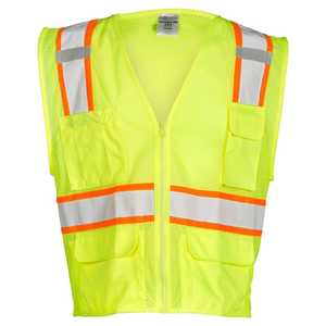 Yi-vis — gilet de sécurité jaune et Orange, avec impression ou broderie personnalisés, Logo de sécurité réfléchissant pour vêtements - Product Image 3