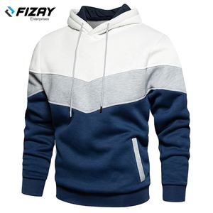 Échantillon gratuit OEM Ensemble sweat à capuche pluvier à manches longues pour hommes 50% coton 50% polyester Sweat-shirt imprimé d'hiver de grande taille Vente en gros - Product Image 5