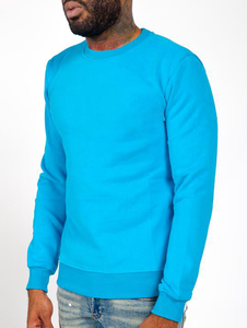 เสื้อสเวตเชิ้ตคอกลมแขนยาวสำหรับผู้ชายลายโลโก้แบบกำหนดเองสำหรับฤดูหนาว - ผ้าฝ้ายผสมโพลีเอสเตอร์ พิมพ์ลายโลโก้ตามสั่ง - Product Image 4