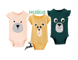 Vente directe d'usine Tirupur GOTS certifié coton biologique Onesie OCS 100% pour les nouveau-nés bébés été corps barboteuses automne bébé - Product Image 1