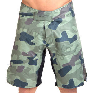 Best Selling Custom <b>Camouflage</b> Printed MMA Fight <b>Shorts</b> for <b>Men</b> Quick-Dry Polyester Long Cut Training Sparring <b>Shorts</b> - Product Image 2