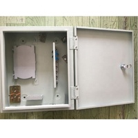 ODF de 24 Puertos, Montado en Pared, Acero Laminado en Frío, Uso Interior/Exterior, 24 Conectores de Fibra Óptica SC/LC/FC, FTTH, Certificado CE