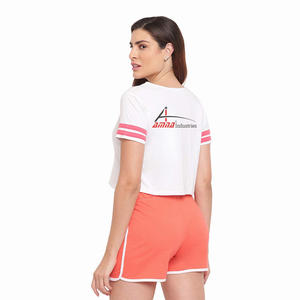 Ensemble de T-Shirt décontracté pour femmes, vêtements de nuit courts, grande taille, promo, été - Product Image 4