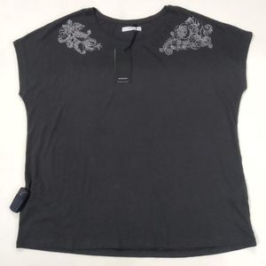 Lots de vêtements de marque haut de gamme du Bangladesh, t-shirts décontractés en coton à manches courtes et col rond pour femmes, tenues d'été. - Product Image 1
