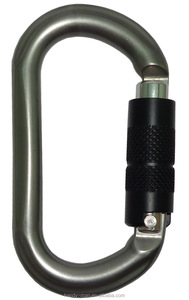 Mosquetón de aluminio para escalada en roca, 23KN en forma de O, para deportes al aire libre - Product Image 3