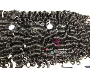 Cheveux humains vierges bruts 10A 12A non transformés, vendeurs de cheveux Remy ondulés naturels à cuticule alignée du tissage brésilien cambodgien - Product Image 2