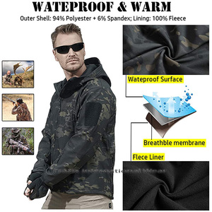 Manufacture New Winter Sports Sublimation Wear Windbreaker <b>Soft</b> <b>Shell</b> <b>Jacket</b>-Men's Waterproof <b>Hooded</b> Customizable Casual <b>Jacket</b> - Product Image 6