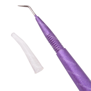 Pinceau violet en titane pour faux cils, outil de levage de cils, peigne, étiquette privée, Extension de cils, s'adapte parfaitement à côté - Product Image 3