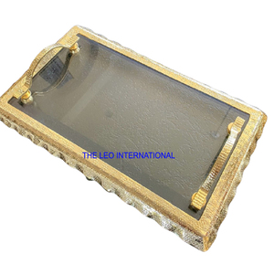 Plateau décoratif en marbre et aluminium, plateau de service créatif, pour aliments, fruits, légumes, utilisation en cuisine, vaisselle de table, design oiseau volant - Product Image 4