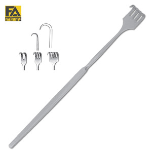 เครื่องดึงกลับหลอดลมแบบแมนนวลพร้อมด้วยเครื่องมือผ่าตัดสแตนเลส1ง่ามแหล่งจ่ายไฟแบบแมนนวล - Product Image 1